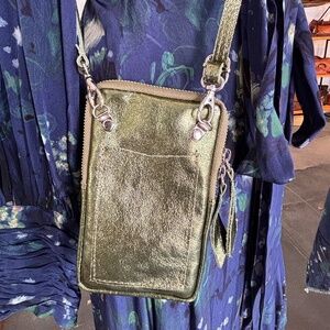 Boheme Wallet - Green Metallic